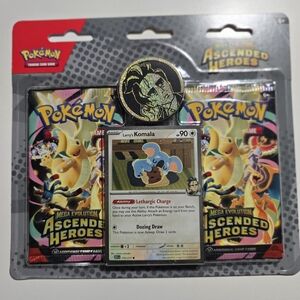 Pokémon Mega Evolution Ascended Heroes 2pack Larry's Komala SEALED